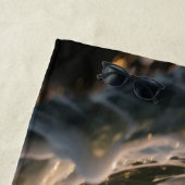 Serviette De Plage Ocean Waves & Sea Foam Beach Towel (En situation)