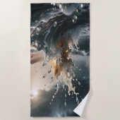 Serviette De Plage Ocean Waves & Sea Foam Beach Towel (Devant)