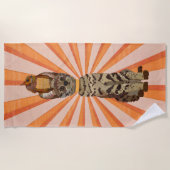 SERVIETTE DE PLAGE OCELOT & OWL (Devant)