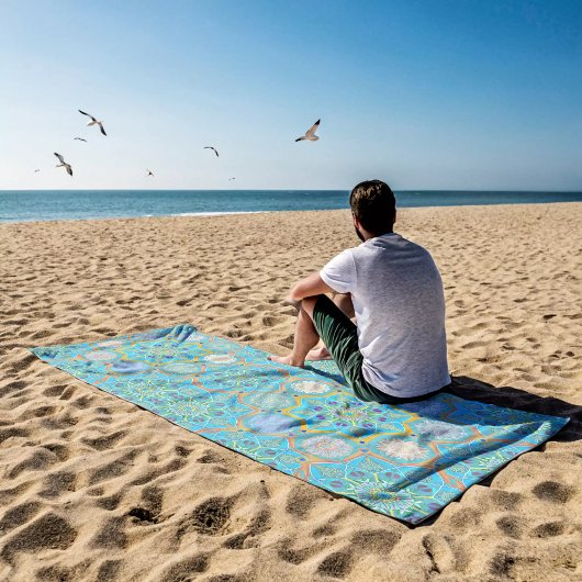 Serviette De Plage Octo plus brillant arabesque style mauresque turqu