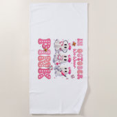 Serviette De Plage Octobre Porter Pink Boo Infirmière Halloween Costu (Devant)