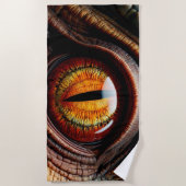 Serviette De Plage OEil Dinosaure (Devant)