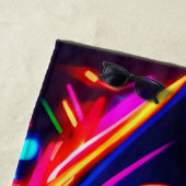 Serviette De Plage OEil psychédélique de l'univers (En situation)