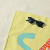 Serviette De Plage Oeufs verts et jambon | Sam-I-Am (En situation)