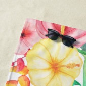 Serviette De Plage Oeuvre artistique de plage tropicale (En situation)