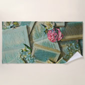Serviette De Plage OEuvre d'amoureux du livre (Devant)