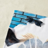 Serviette De Plage OEuvre de Lion (En situation)