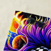 Serviette De Plage OEuvre de Lion (En situation)