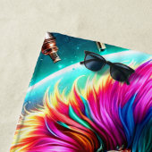 Serviette De Plage OEuvre de Lion (En situation)