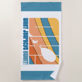 Serviette De Plage Oh, Les Endroits Où Tu Vas Aller ! "Quels voyages  (Devant)