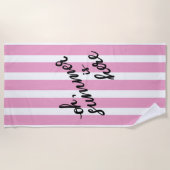 Serviette De Plage Oh L'Été Est Là (Devant)