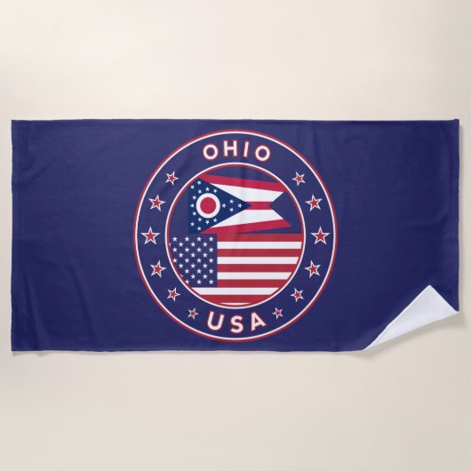 Serviette De Plage Ohio (Devant)