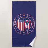 Serviette De Plage Ohio (Devant)
