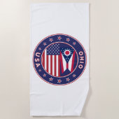 Serviette De Plage Ohio (Devant)