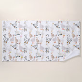 Serviette De Plage oie (Devant)