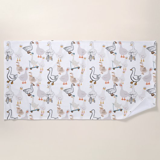 Serviette De Plage oie (Devant)