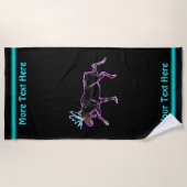 Serviette De Plage Oie électrique (Devant)