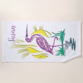 Serviette De Plage Oiseau (Devant)