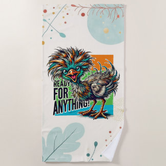 Serviette De Plage Oiseau Audacieux