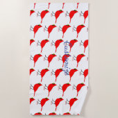 Serviette De Plage Oiseau cardinal rouge Thunder_Cove (Devant)