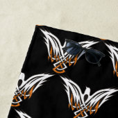Serviette De Plage Oiseau celtique (En situation)