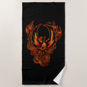 Serviette De Plage Oiseau De Feu