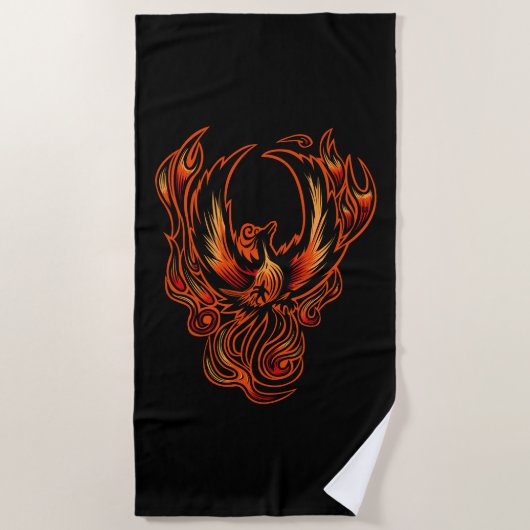 Serviette De Plage Oiseau De Feu (Devant)