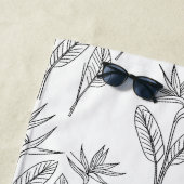 Serviette De Plage Oiseau tropical du paradis (En situation)