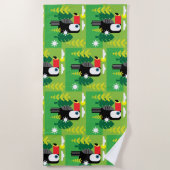 Serviette De Plage Oiseau tropical du Toucan (Devant)