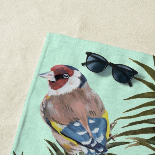 Serviette De Plage Oiseaux au paradis (En situation)