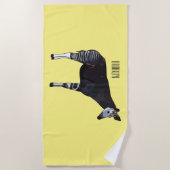 Serviette De Plage Okapi (Devant)