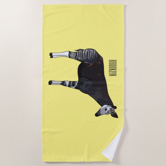 Serviette De Plage Okapi (Devant)
