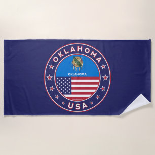 Serviette De Plage Oklahoma sticker, phone se marie