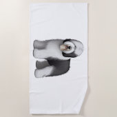 Serviette De Plage Old English Sheepdog 10 (Devant)