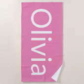 Serviette De Plage Olivia (Devant)