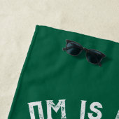 Serviette De Plage Om est l'endroit où les chats sont fêtes festives (En situation)