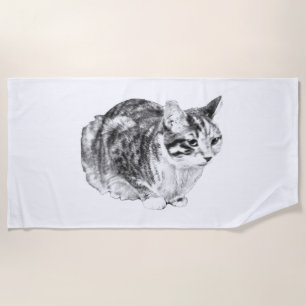 Serviette De Plage Ombrage minimal, Pain de Snowbird