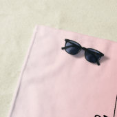 Serviette de plage Ombré Bachelorette Party (En situation)