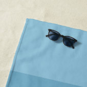 Serviette De Plage Ombre bleu (En situation)
