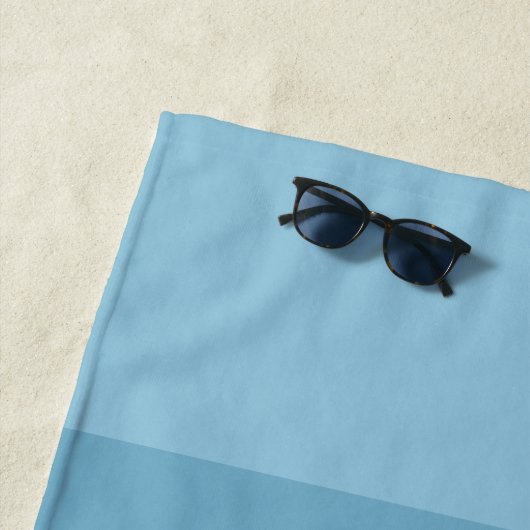 Serviette De Plage Ombre bleu (En situation)