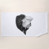 Serviette De Plage Ombre et solitude (Devant)