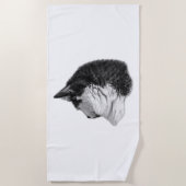 Serviette De Plage Ombre et solitude (Devant)