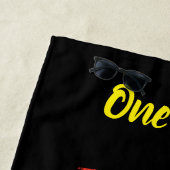 Serviette De Plage One Love Jamaïque Coucher de soleil tropical (En situation)