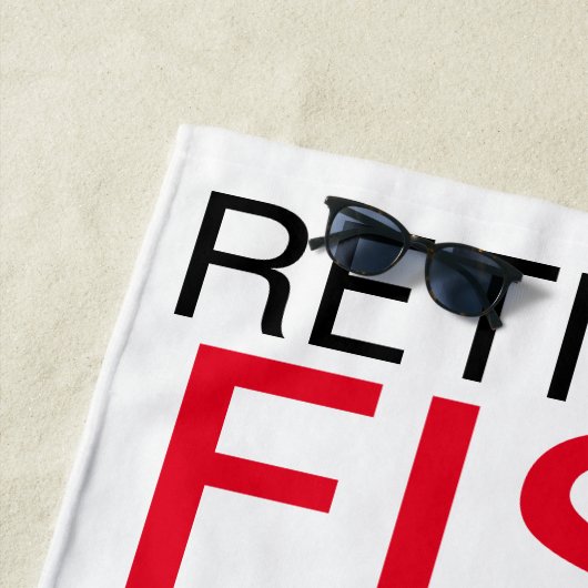 Serviette De Plage options de retraite (En situation)