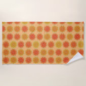 Serviette de plage orange (Devant)