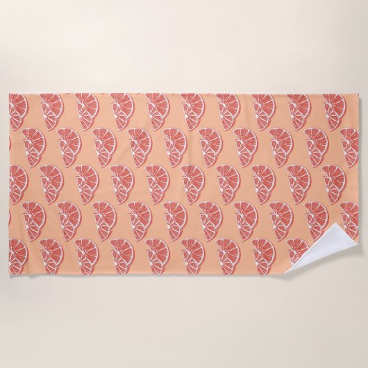 Serviette De Plage Orange (Devant)