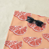 Serviette De Plage Orange (En situation)