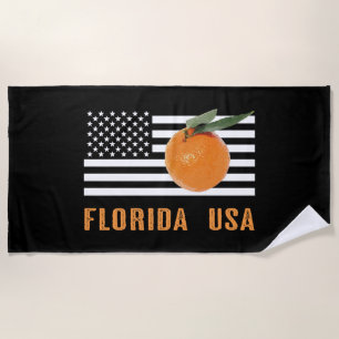 Serviette De Plage Oranges de la Floride