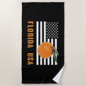 Serviette De Plage Oranges de la Floride (Devant)
