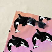 Serviette De Plage Orca Killer Whale (En situation)